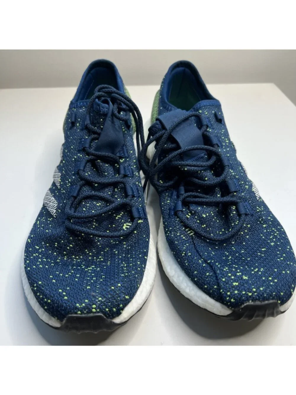 adidas PureBoost Legend Marine Knit Running Shoe B37776 Mens 13 New